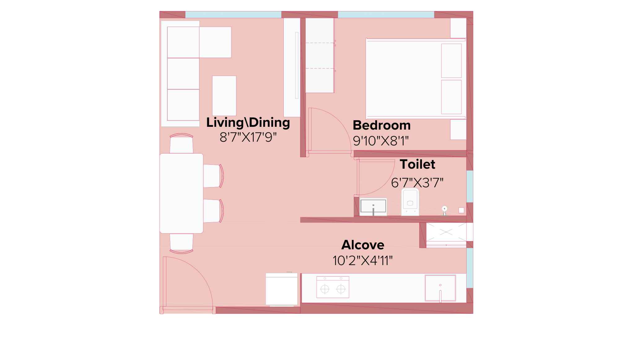 Studio floor plan